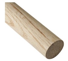 DOWEL HARDWOOD  36" RED OAK, MAPLE, CHERRY, WALNUT