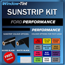 For Ford Performance Sunstrip Sun Strip Car Windscreen Sticker Gloss or Matte