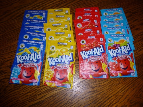 Packs varieties kool aid - 20, 4