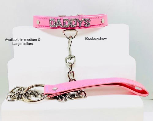 Bdsm collar lead set - , femboy