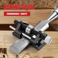 Honing Guide Sharpener Sharpening Wood Chisel Bevel Angle Carpenter Manual Tool◈