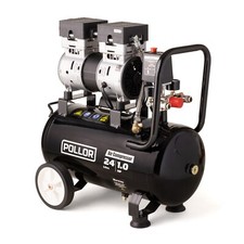 Silent Air Compressor 24L Oil Free 5.2 CFM 8 BAR 115Psi 24 Litre Low Noise