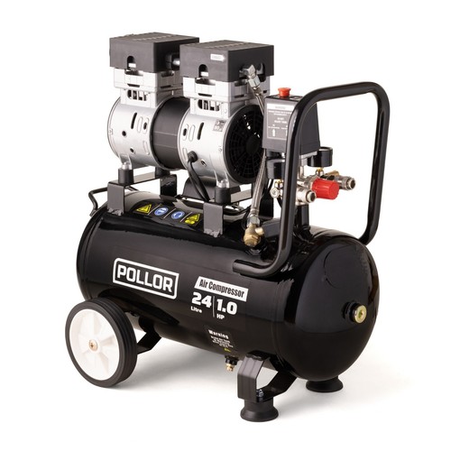 Silent air compressor 24l - silent, oil