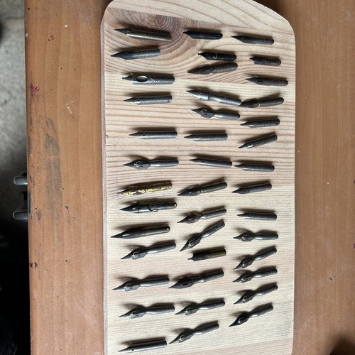 Vintage pen nibs - pen,