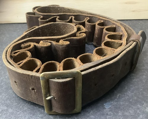 Vintage brown leather bullet - leather,