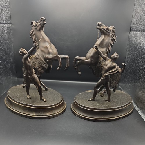 Pair antique bronzed - of,
