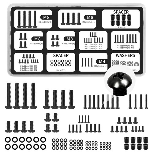 120pcs mount screw kit m4 - mount,