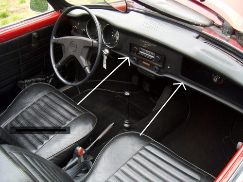 Karmann ghia new kick - kick, pad