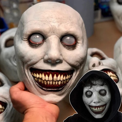 Creepy scary latex mask - creepy,