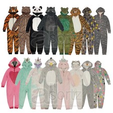 Childrens Animal Hooded All In