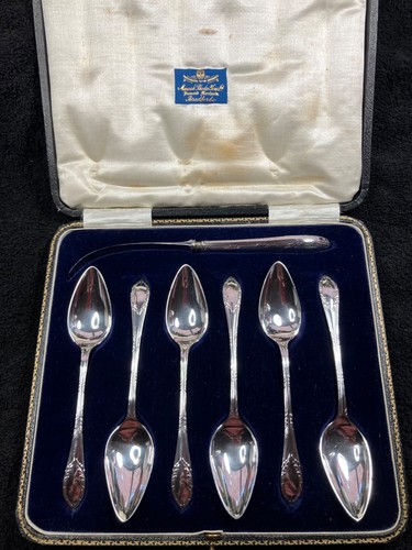 Cased set six - of, sterling