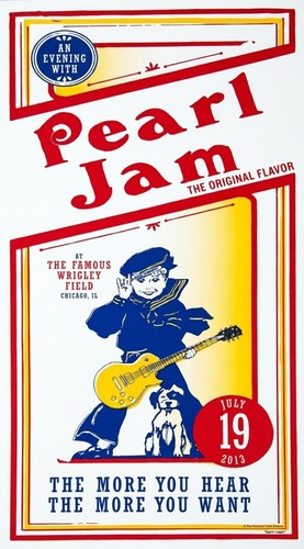 Pearl jam concert - pearl, poster