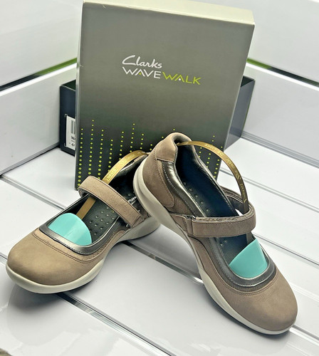 Boxed mushroom leather clarks - boxed,