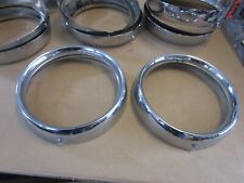 Vintage BMW NSU chrome headlight lamp ring decorative ring set iD ø170 mm Bosch New