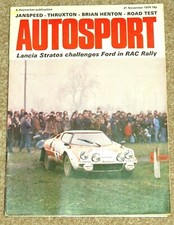 Autosport 21 Nov 1974* RAC RALLY - JANSPEED ENGINEERING VISIT -MINI 1275 GT TEST