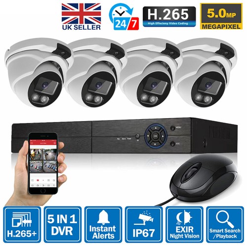 5mp cctv system kit home - 5mp,