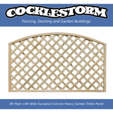 3ft High x 6ft Wide Timber