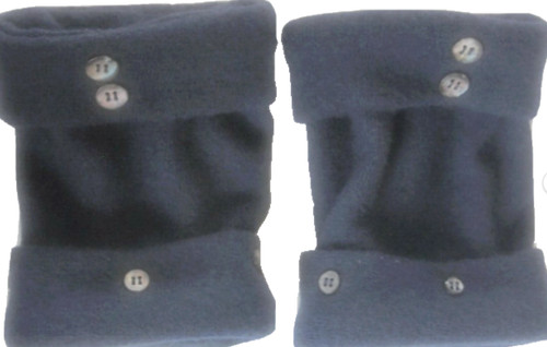 Fingerless gloves blue - gloves,