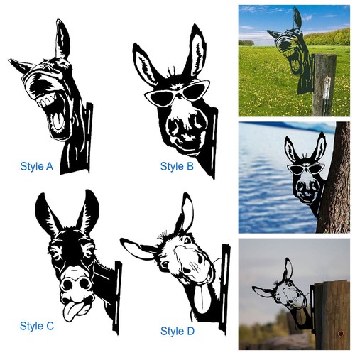 Donkey metal art - art,