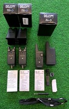 Delkim TXI-D 2 + 1 Bite Alarm Set BLUE, BLUE Wireless Bite Alarms + Original Box Carp