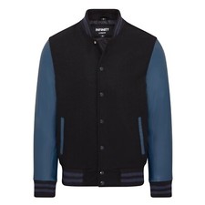 Black Letterman Baseball Wool