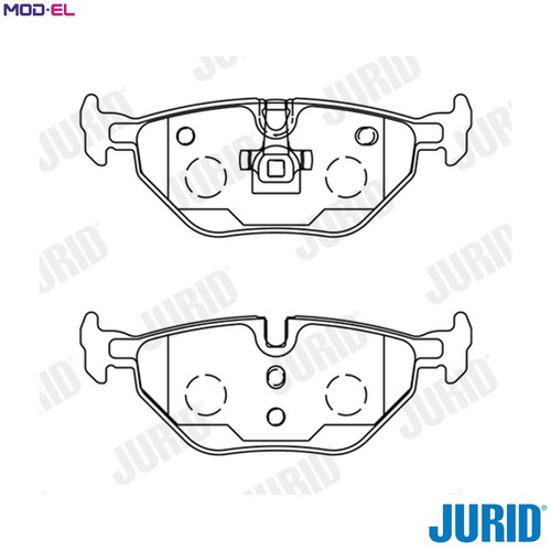 Brake pad set - pad,