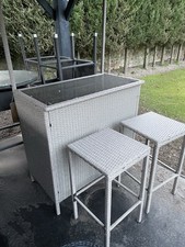 Tiki Bar With Tropical Canopy