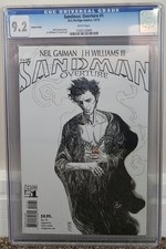 Sandman Overture #1 CGC 9.2 (2013)  1:100 sketch variant Gaiman Netflix DC NM-