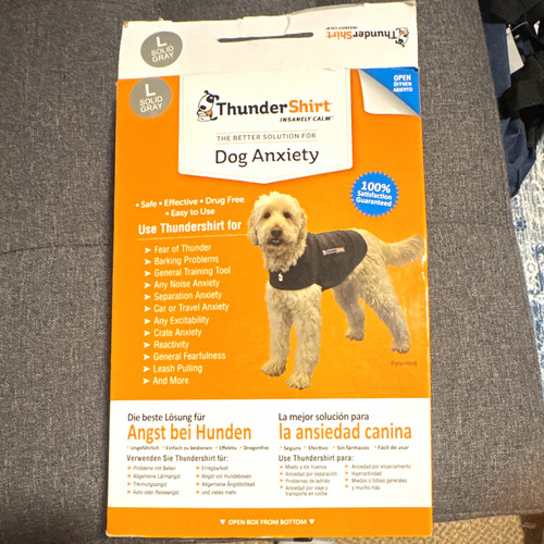 Thundershirt drug free - drug, dog