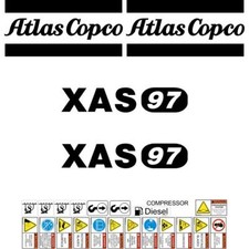 Atlas Copco XAS97 Later Decals