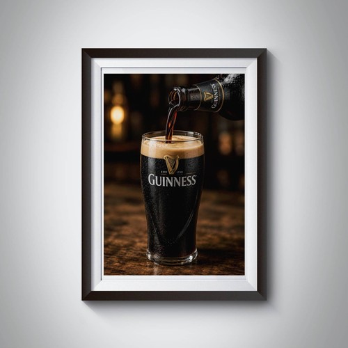 Guinness pint wall art - pint, print