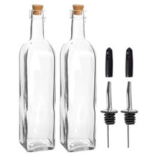 2x Olive Oil Pourer Bottles