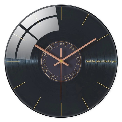 Vinyl record style glass wall - vinyl,