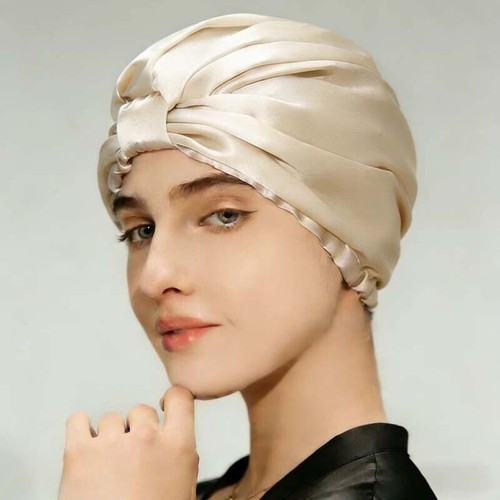 Mulberry silk night cap - mulberry,