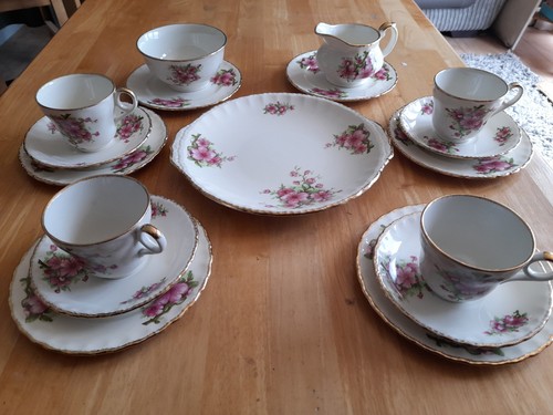 Vintage grindley tea set cream - vintage,