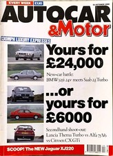 AUTOCAR MAGAZINE 31-OCT-90 -