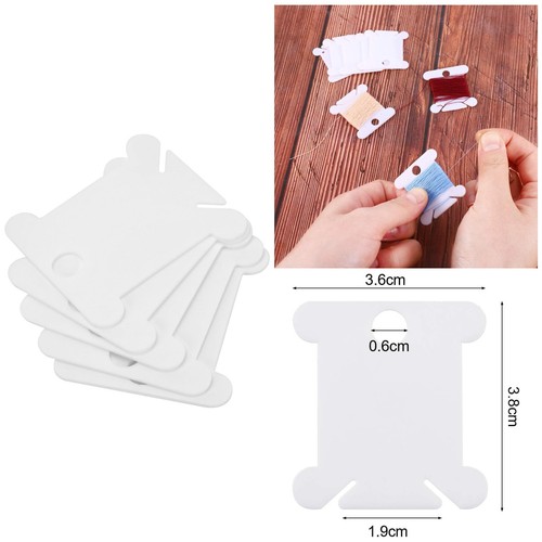 Plastic floss bobbins thread - plastic,