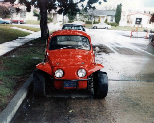 Vintage 1980 red baja bug - 1980, vw