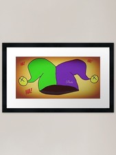 Jester Hat Framed Art Print