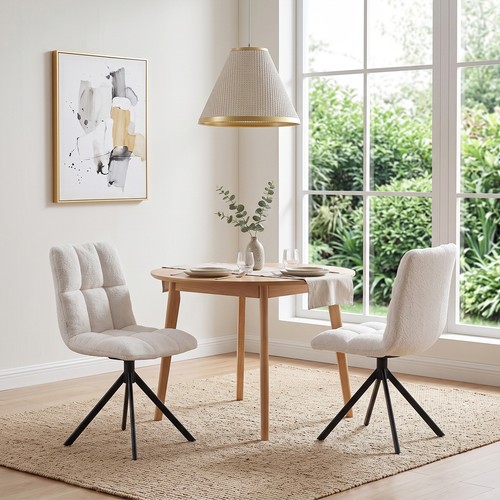 2pcs fleece swivel - swivel, dining