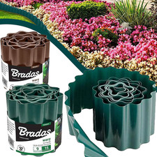 20cm x 9M Flexible Plastic Garden Grass Lawn Path Edging Edge Border Green Patio