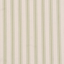 Foy Ticking Stripe Spring Green Fabric 100% Cotton 145cm Furnishings Per Metre