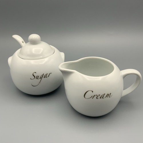 White sugar bowl - sugar, &