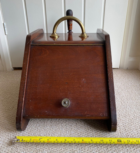 Edwardian mahogany coal - edwardian,