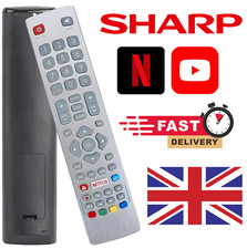 Sharp Aquos Smart TV Remote Control Replacement Netflix YouTube SHW/RMC/0115 UK