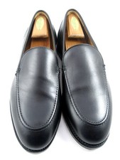 Allen Edmonds "RANDOLPH" Leather VENETIAN Penny Loafers 10 EEE BLACK (594N)