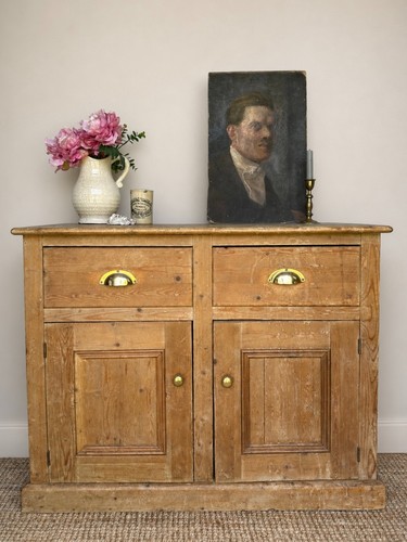 Antique pine cupboard - pine, |