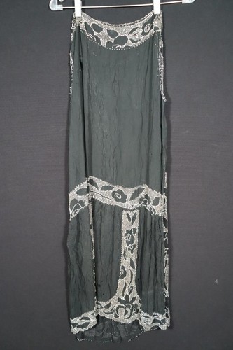 Vintage 1920 black silk - black,