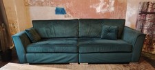 4 Seater Velvet Sofa - Jade /