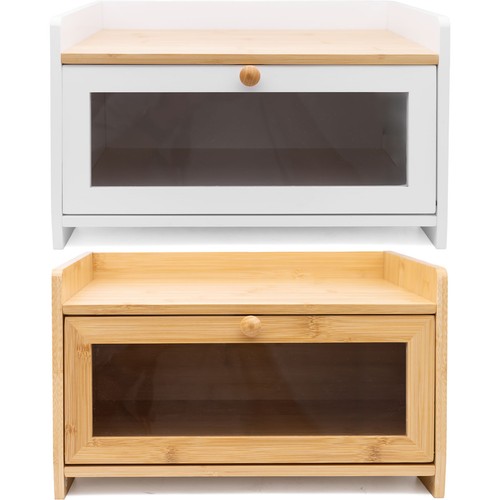 Bread bin with shelf flip - bin,